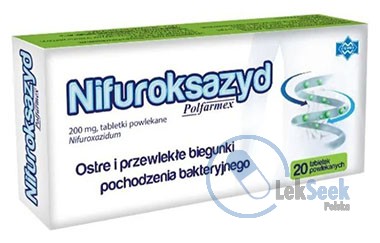 Opakowanie Nifuroksazyd Polfarmex