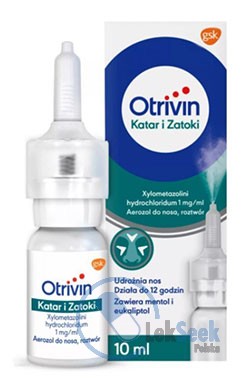 Opakowanie Otrivin® Katar i Zatoki