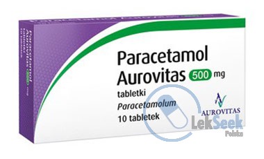 Opakowanie Paracetamol Aurovitas