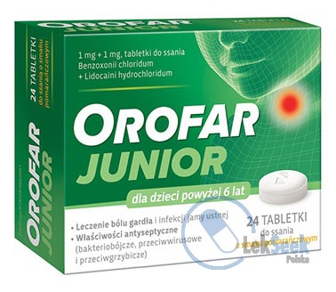 Opakowanie Orofar® Junior