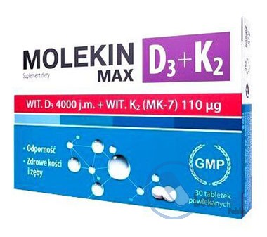 Opakowanie Molekin D3 K2 max