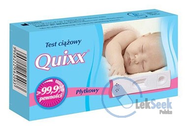 Opakowanie Quixx® test paskowy