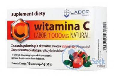 Opakowanie Witamina C Labor 1000 mg Natural
