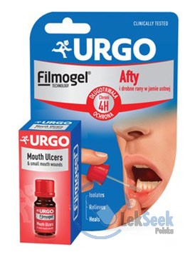 Opakowanie Urgo Afty i drobne rany w jamie ustnej