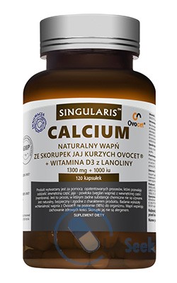Opakowanie CALCIUM Naturalny wapń ze skorupek jaj kurzych + Witamina D3
