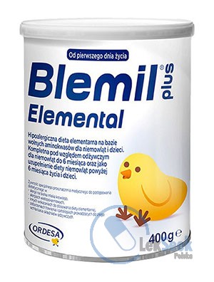 Opakowanie Blemil plus Elemental