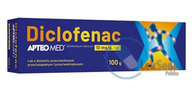 Opakowanie Diclofenac APTEO MED