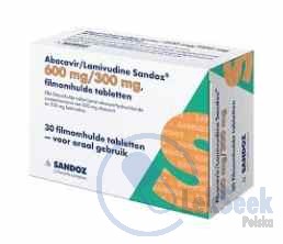 Opakowanie Abacavir + Lamivudine Sandoz