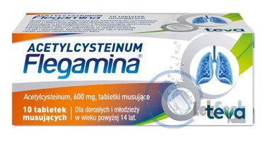 Opakowanie Acetylcysteinum Flegamina®