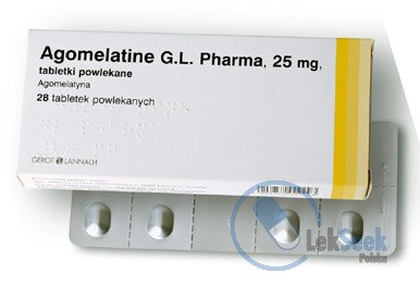 Opakowanie Agomelatine G.L. Pharma