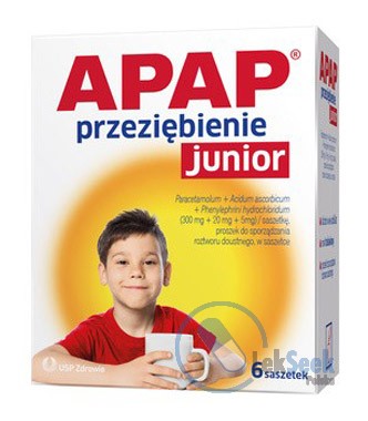 Opakowanie Apap® przeziębienie junior
