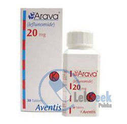 Opakowanie Arava® 10 mg; -20 mg
