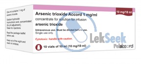 Opakowanie Arsenic trioxide Accord