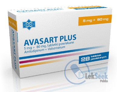 Opakowanie Avasart Plus