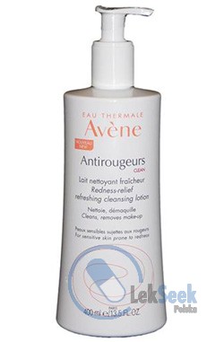 Opakowanie Avene Antirougeurs CLEAN Mleczko oczyszczająco-odświeżające - ulga dla skóry naczynkowej