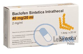 Opakowanie Baclofen Sintetica