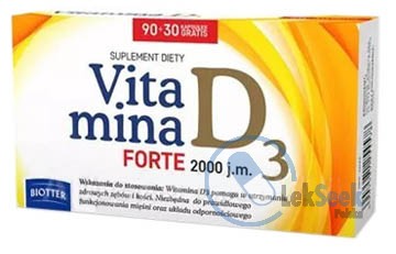 Opakowanie Biotter Vitamina D3 Forte