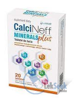 Opakowanie CalciNeff Minerals Plus witaminy i minerały