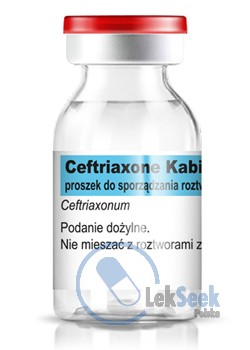 Opakowanie Ceftriaxon Kabi 1 g