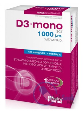 Opakowanie D3 Mono 1000 Witamina D3