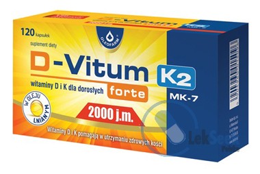Opakowanie D-Vitum forte® K2