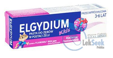 Opakowanie Elgydium Kids malinowo-truskawkowa