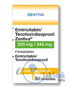 Opakowanie Emtricitabine/Tenofovir disoproxil Zentiva