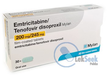 Opakowanie Emtricitabine/Tenofovir disoproxil Mylan
