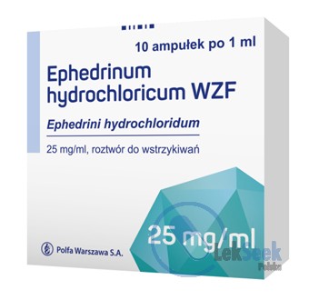 Opakowanie Ephedrinum hydrochloricum WZF
