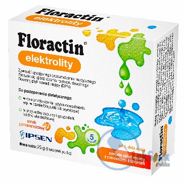Opakowanie Floractin elektrolity