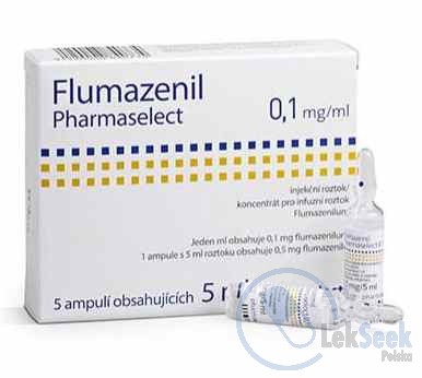 Opakowanie Flumazenil Pharmaselect 0,1 mg/ml
