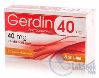 Opakowanie Gerdin 40 mg