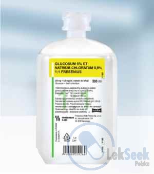 Opakowanie Glucosum 5% et Natrium chloratum 0,9% (1:1) Fresenius