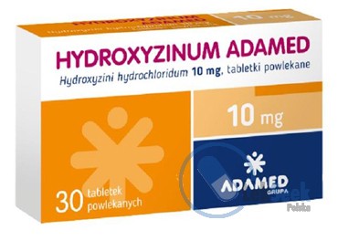 Opakowanie Hydroxyzinum Adamed
