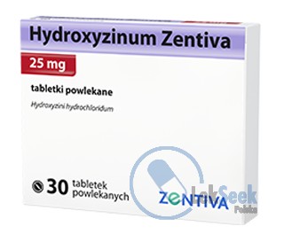 Opakowanie Hydroxyzinum Zentiva