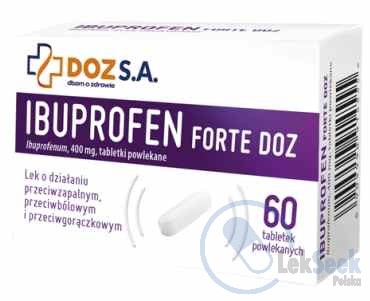 Opakowanie Ibuprofen Forte DOZ