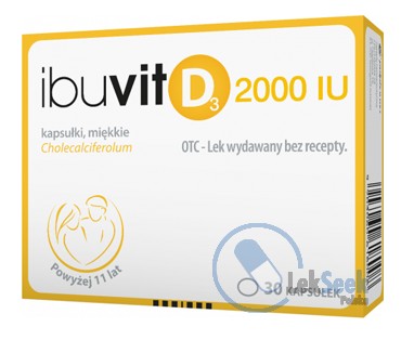 Opakowanie Ibuvit D3 2000 IU