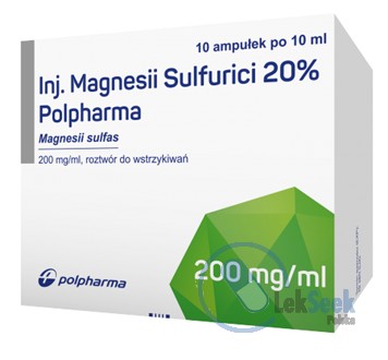 Opakowanie Injectio Magnesii sulfurici 20% Polpharma