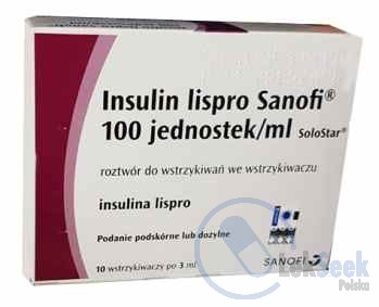 Opakowanie Insulin Lispro Sanofi