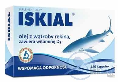 Opakowanie Iskial® olej z wątroby rekina