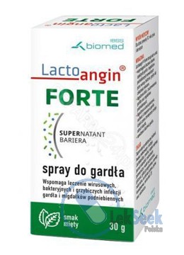 Opakowanie Lactoangin® Forte