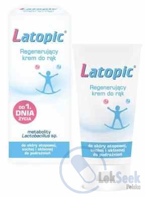 Opakowanie Latopic® Regenerujący krem do rąk