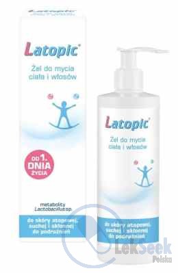 Opakowanie Latopic® Żel do mycia ciała i włosów