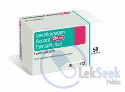 Opakowanie Levetiracetam Accord