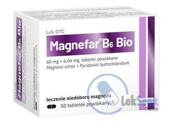 Opakowanie Magnefar® B6 Bio