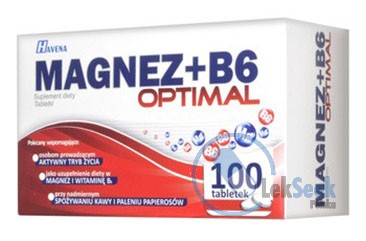 Opakowanie Magnez + B6 Optimal
