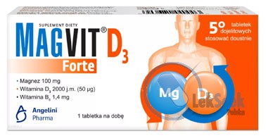 Opakowanie Magvit® Forte D3