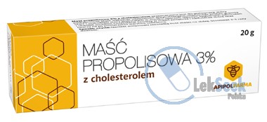 Opakowanie Maść propolisowa 3 % z cholesterolem