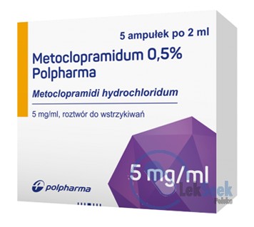 Opakowanie Metoclopramidum 0,5% Polpharma