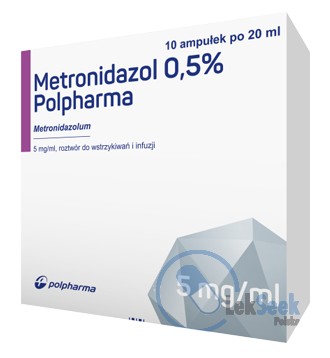Opakowanie Metronidazol 0,5% Polpharma
